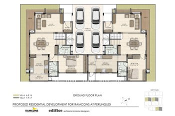 WEST FACING GROUND FLOOR PLAN